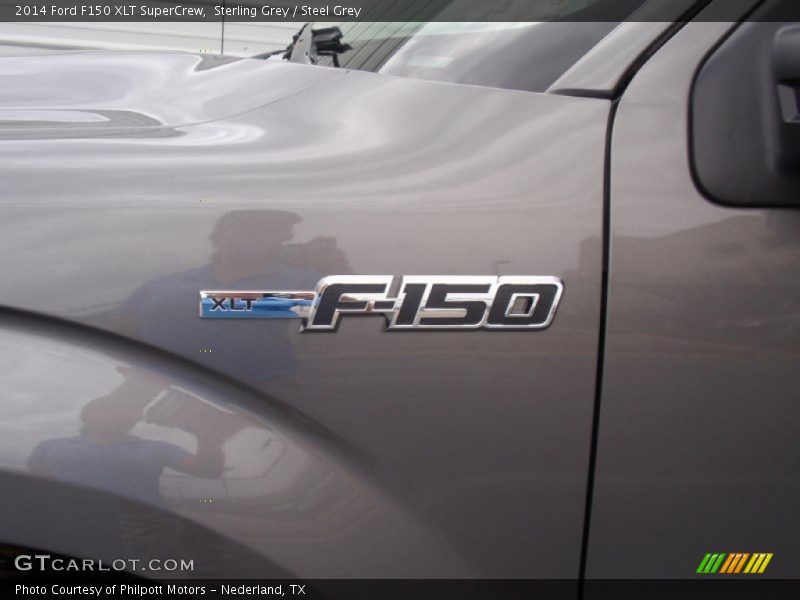 Sterling Grey / Steel Grey 2014 Ford F150 XLT SuperCrew