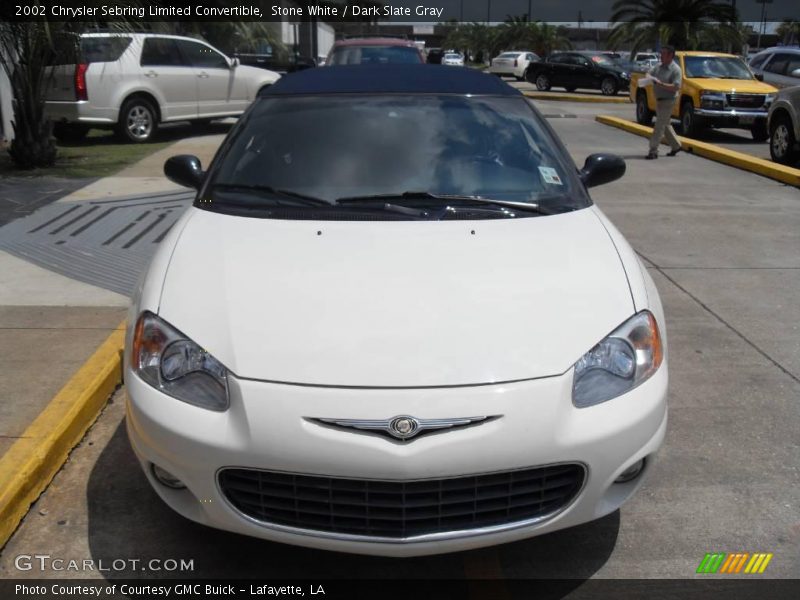 Stone White / Dark Slate Gray 2002 Chrysler Sebring Limited Convertible