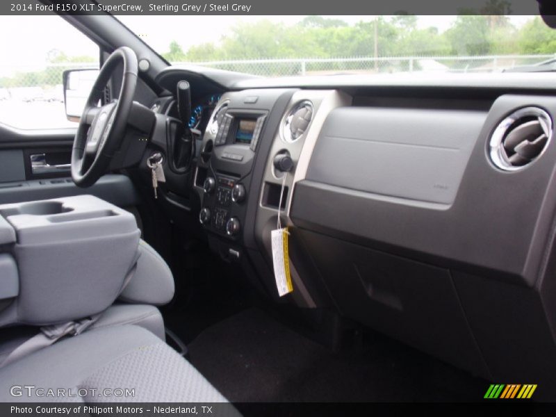 Sterling Grey / Steel Grey 2014 Ford F150 XLT SuperCrew