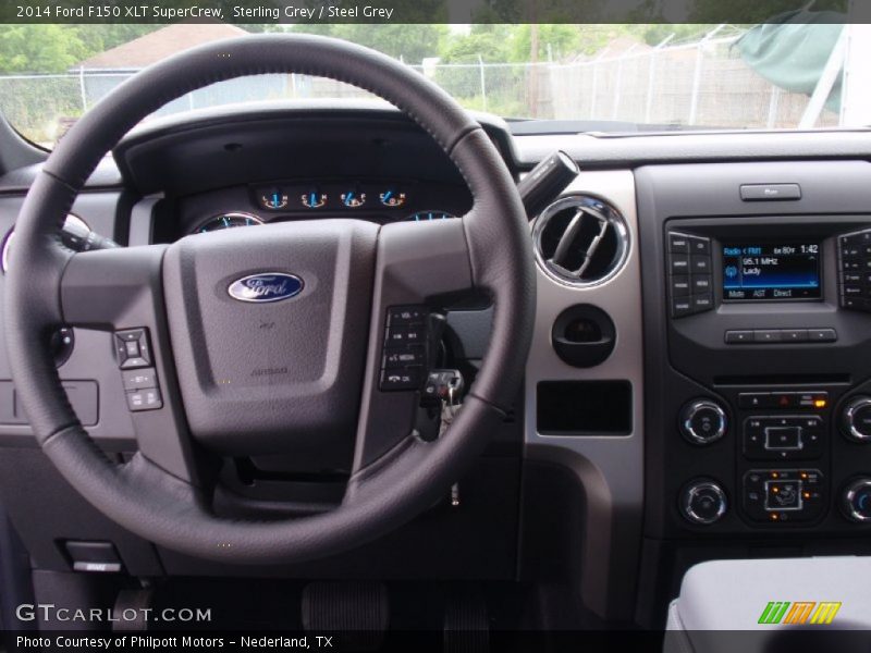 Sterling Grey / Steel Grey 2014 Ford F150 XLT SuperCrew