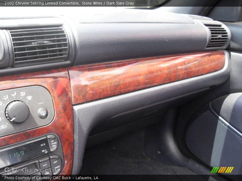Stone White / Dark Slate Gray 2002 Chrysler Sebring Limited Convertible
