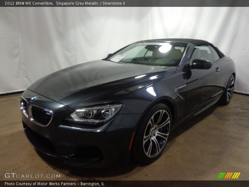 Singapore Grey Metallic / Silverstone II 2012 BMW M6 Convertible