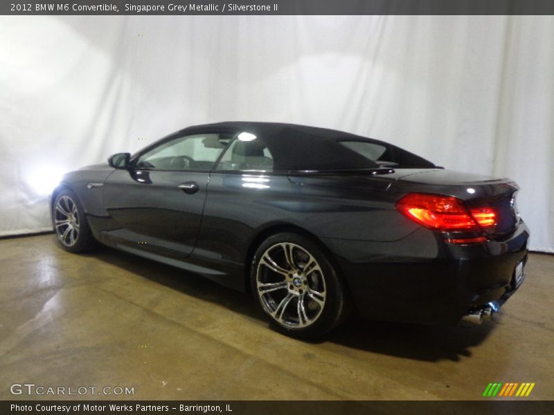 Singapore Grey Metallic / Silverstone II 2012 BMW M6 Convertible