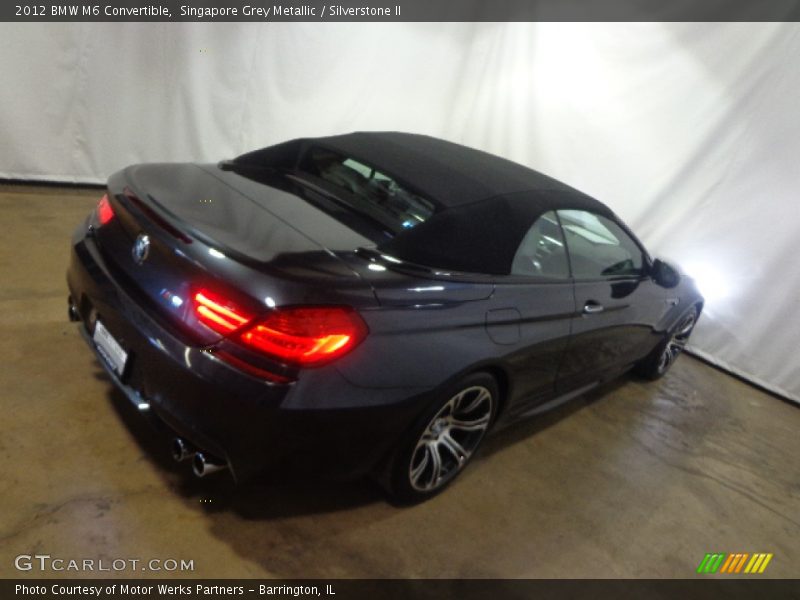 Singapore Grey Metallic / Silverstone II 2012 BMW M6 Convertible