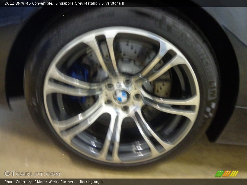 Singapore Grey Metallic / Silverstone II 2012 BMW M6 Convertible