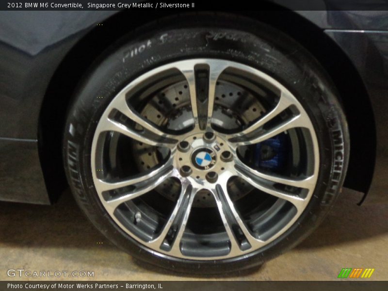 Singapore Grey Metallic / Silverstone II 2012 BMW M6 Convertible