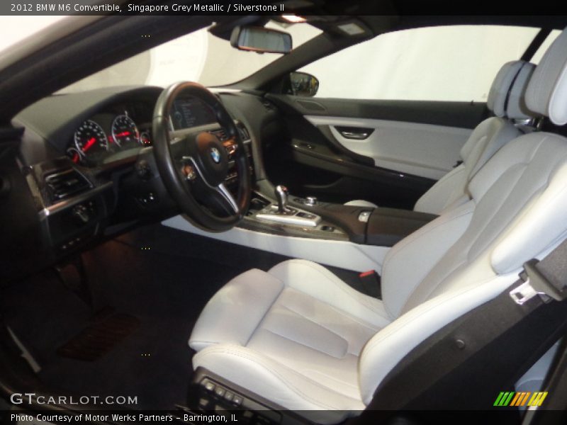  2012 M6 Convertible Silverstone II Interior