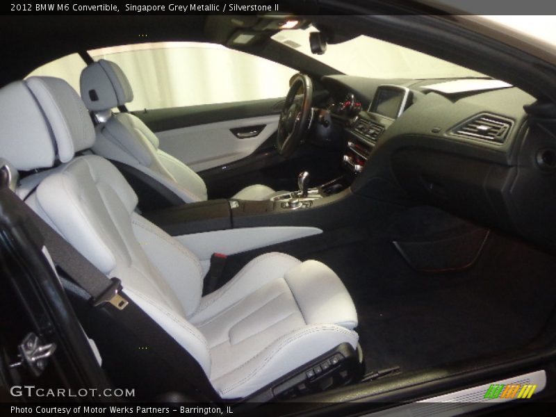 Singapore Grey Metallic / Silverstone II 2012 BMW M6 Convertible