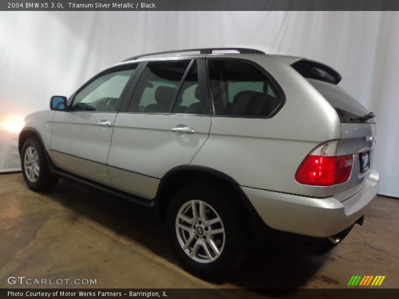 Titanium Silver Metallic / Black 2004 BMW X5 3.0i