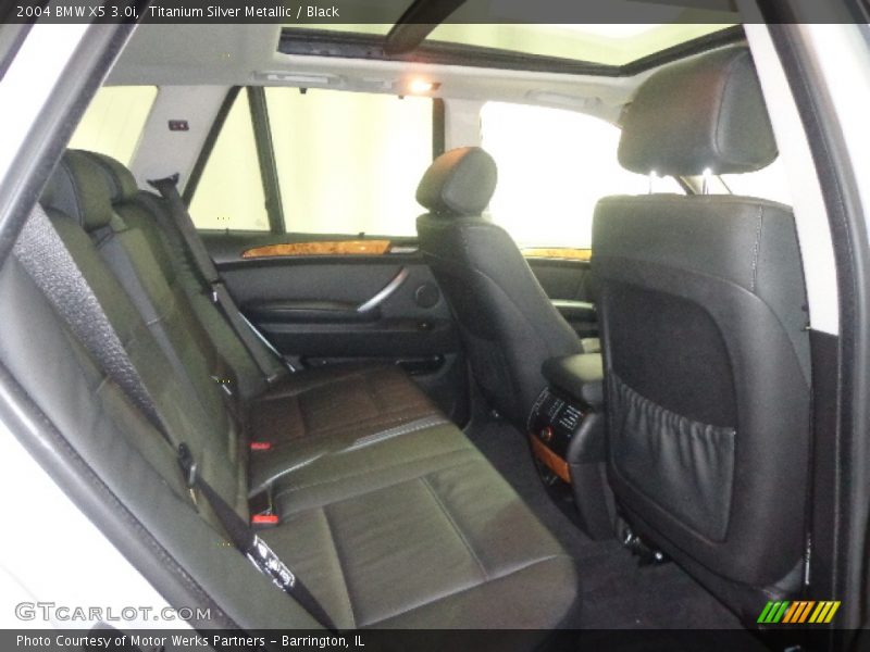 Titanium Silver Metallic / Black 2004 BMW X5 3.0i