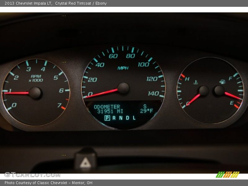 Crystal Red Tintcoat / Ebony 2013 Chevrolet Impala LT