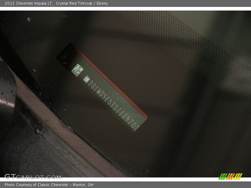 Crystal Red Tintcoat / Ebony 2013 Chevrolet Impala LT