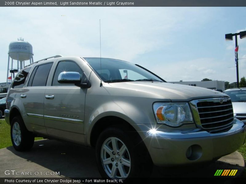 Light Sandstone Metallic / Light Graystone 2008 Chrysler Aspen Limited