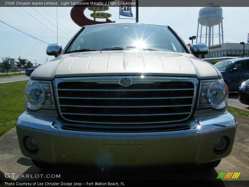 Light Sandstone Metallic / Light Graystone 2008 Chrysler Aspen Limited
