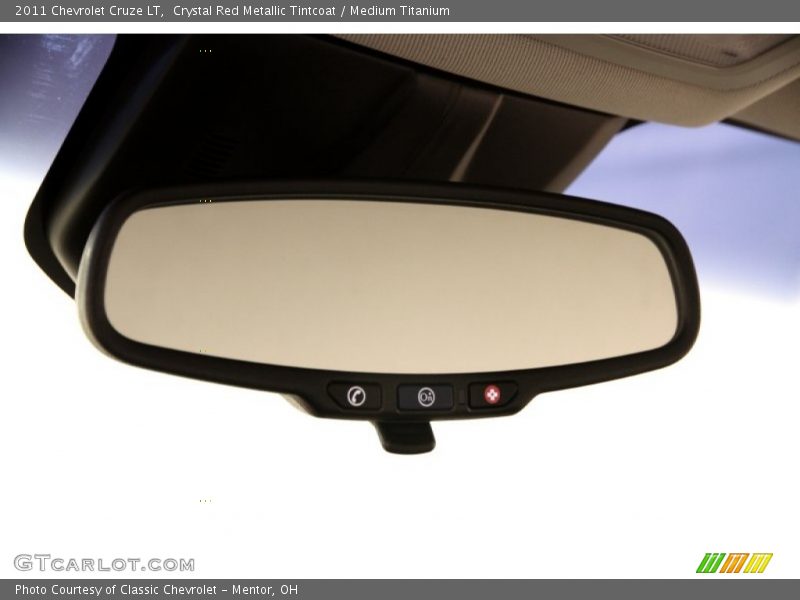 Crystal Red Metallic Tintcoat / Medium Titanium 2011 Chevrolet Cruze LT