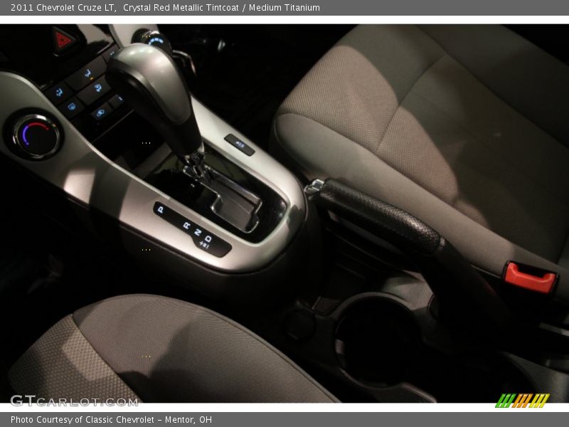 Crystal Red Metallic Tintcoat / Medium Titanium 2011 Chevrolet Cruze LT