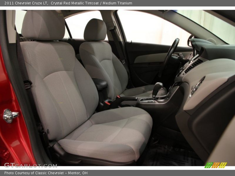 Crystal Red Metallic Tintcoat / Medium Titanium 2011 Chevrolet Cruze LT