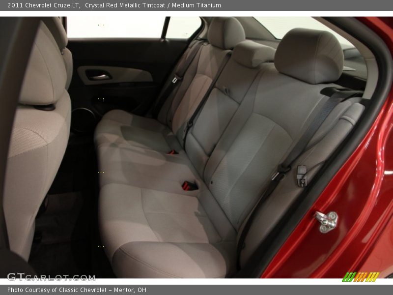 Crystal Red Metallic Tintcoat / Medium Titanium 2011 Chevrolet Cruze LT