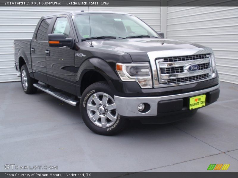 Tuxedo Black / Steel Grey 2014 Ford F150 XLT SuperCrew