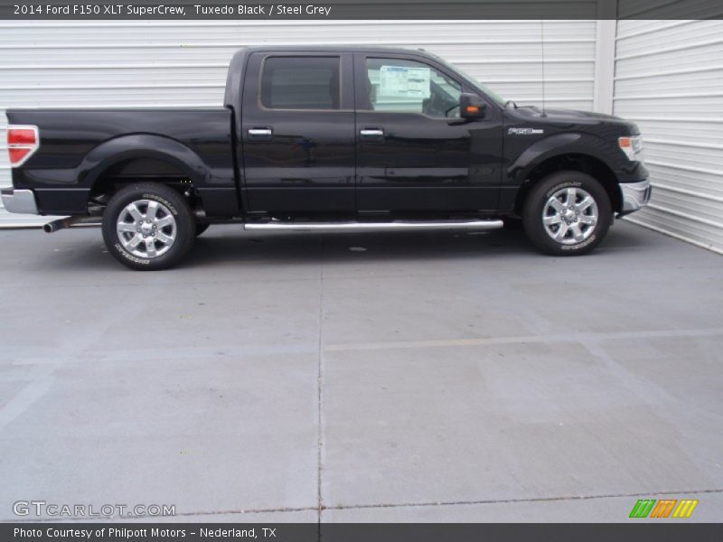 Tuxedo Black / Steel Grey 2014 Ford F150 XLT SuperCrew