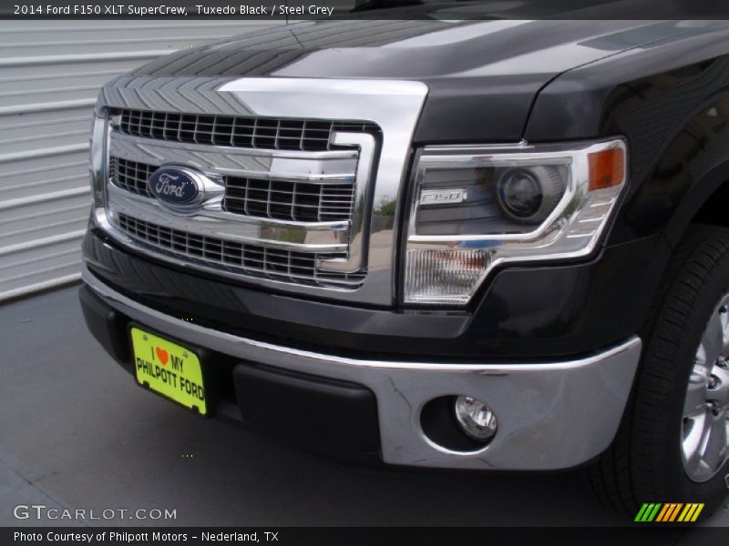 Tuxedo Black / Steel Grey 2014 Ford F150 XLT SuperCrew