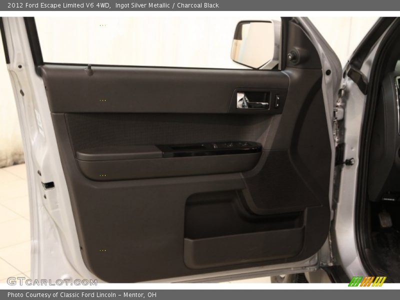Ingot Silver Metallic / Charcoal Black 2012 Ford Escape Limited V6 4WD