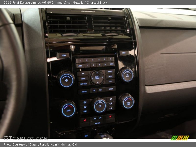 Ingot Silver Metallic / Charcoal Black 2012 Ford Escape Limited V6 4WD