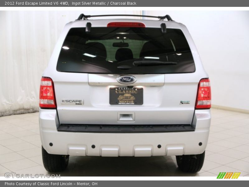 Ingot Silver Metallic / Charcoal Black 2012 Ford Escape Limited V6 4WD