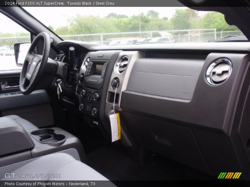 Tuxedo Black / Steel Grey 2014 Ford F150 XLT SuperCrew