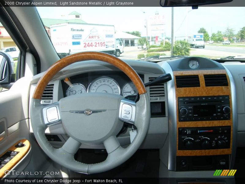 Light Sandstone Metallic / Light Graystone 2008 Chrysler Aspen Limited