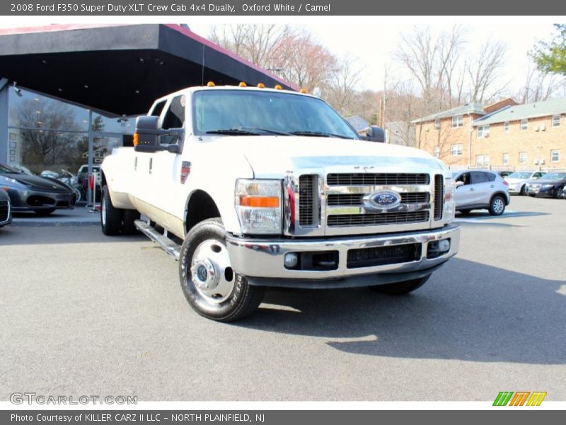 Oxford White / Camel 2008 Ford F350 Super Duty XLT Crew Cab 4x4 Dually
