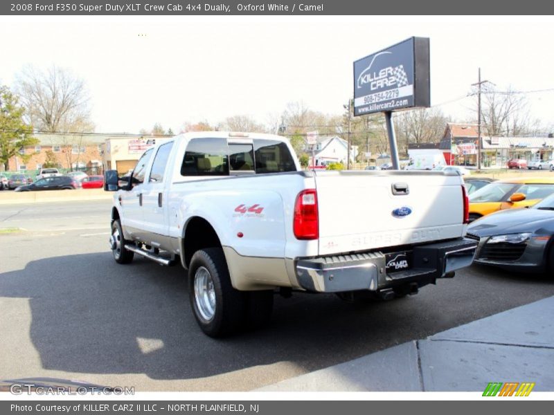 Oxford White / Camel 2008 Ford F350 Super Duty XLT Crew Cab 4x4 Dually