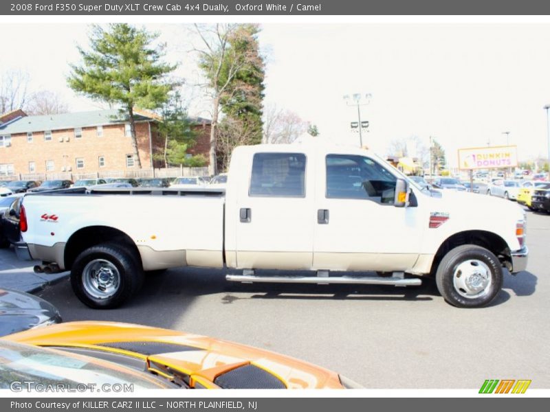 Oxford White / Camel 2008 Ford F350 Super Duty XLT Crew Cab 4x4 Dually