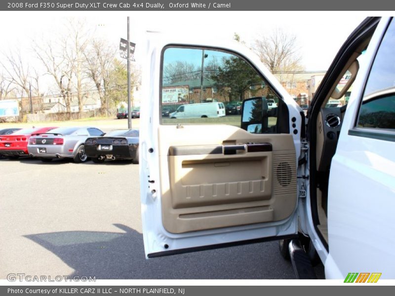 Oxford White / Camel 2008 Ford F350 Super Duty XLT Crew Cab 4x4 Dually