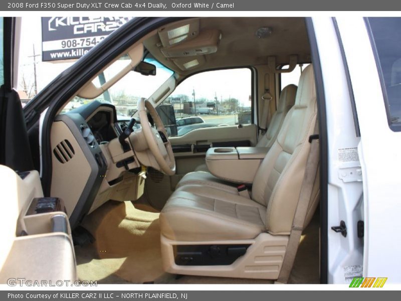 Oxford White / Camel 2008 Ford F350 Super Duty XLT Crew Cab 4x4 Dually