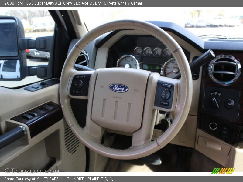 Oxford White / Camel 2008 Ford F350 Super Duty XLT Crew Cab 4x4 Dually