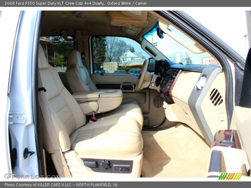 Oxford White / Camel 2008 Ford F350 Super Duty XLT Crew Cab 4x4 Dually