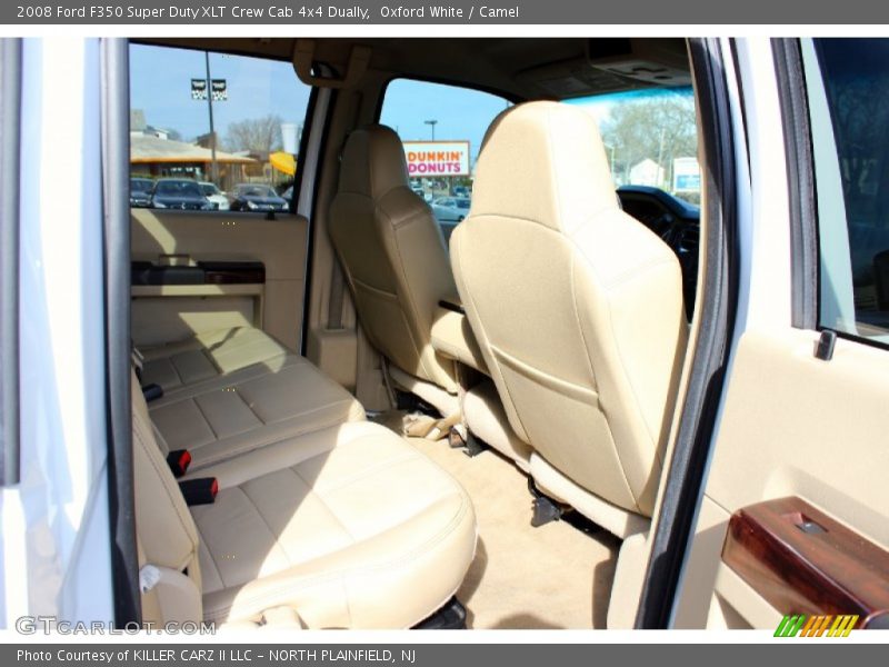 Oxford White / Camel 2008 Ford F350 Super Duty XLT Crew Cab 4x4 Dually