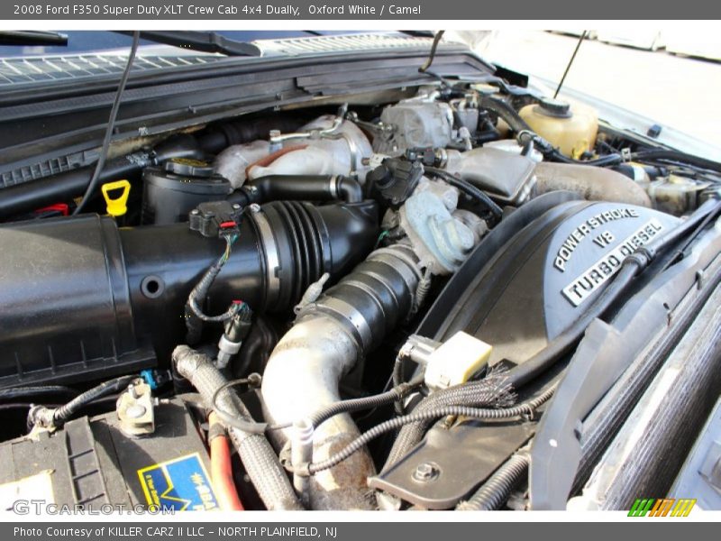 Oxford White / Camel 2008 Ford F350 Super Duty XLT Crew Cab 4x4 Dually