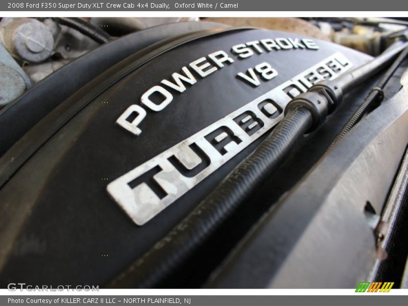 Oxford White / Camel 2008 Ford F350 Super Duty XLT Crew Cab 4x4 Dually