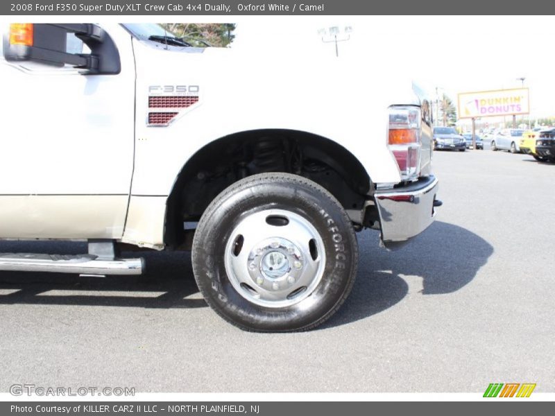 Oxford White / Camel 2008 Ford F350 Super Duty XLT Crew Cab 4x4 Dually