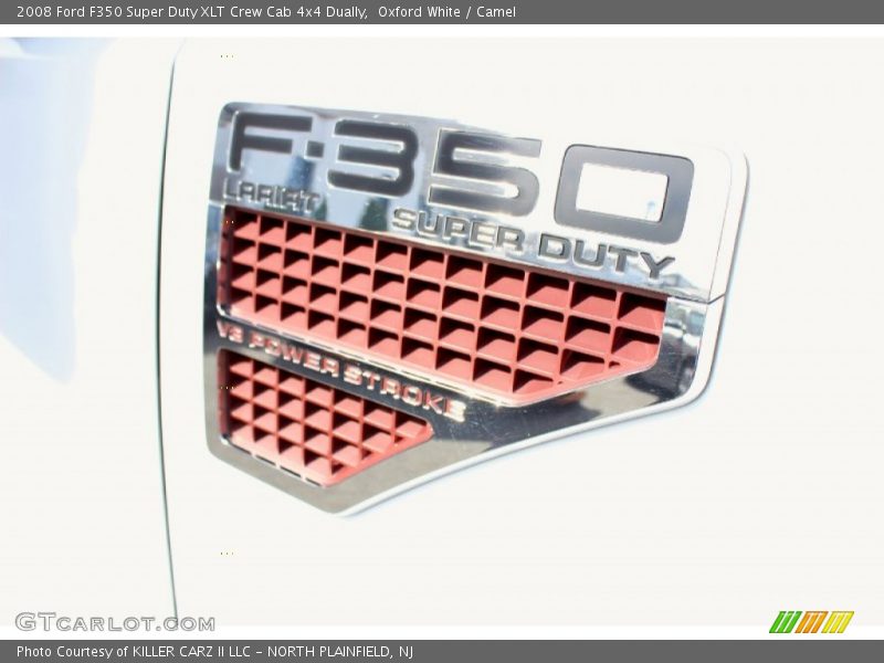 Oxford White / Camel 2008 Ford F350 Super Duty XLT Crew Cab 4x4 Dually
