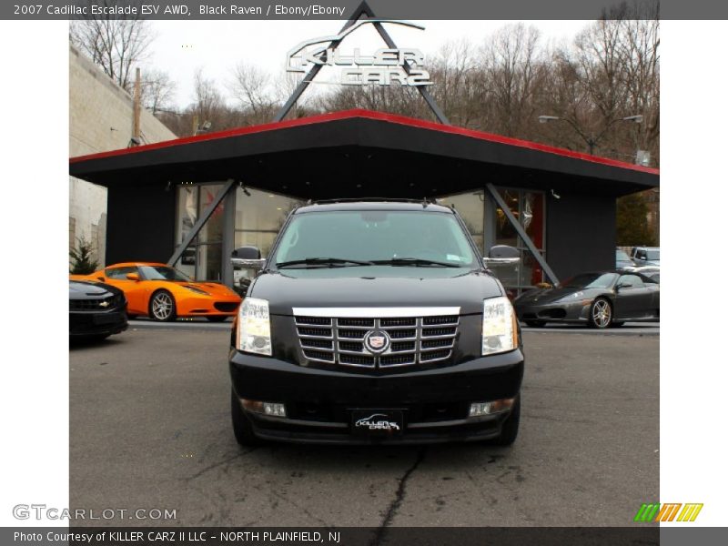 Black Raven / Ebony/Ebony 2007 Cadillac Escalade ESV AWD