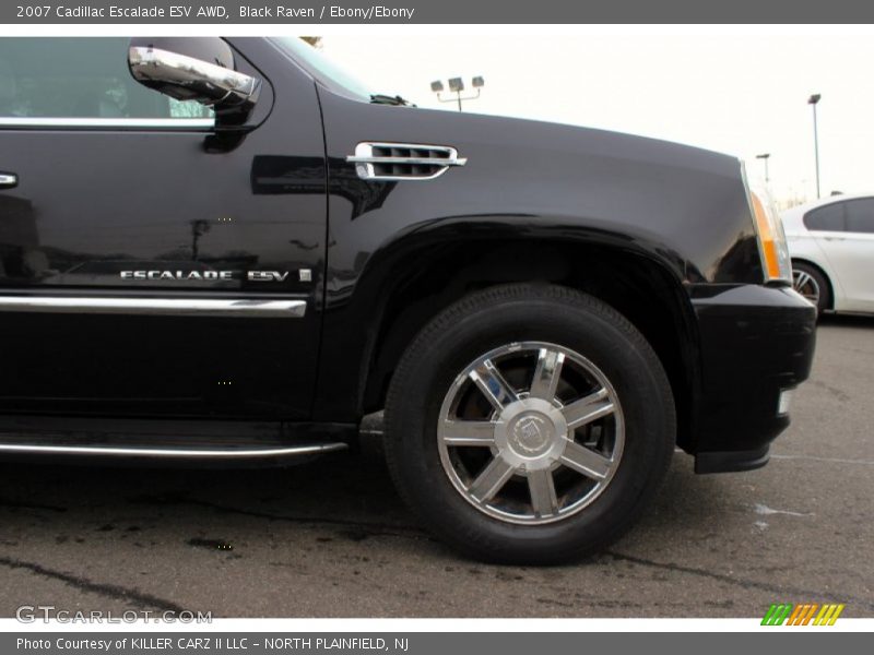 Black Raven / Ebony/Ebony 2007 Cadillac Escalade ESV AWD