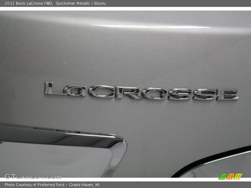 Quicksilver Metallic / Ebony 2012 Buick LaCrosse FWD