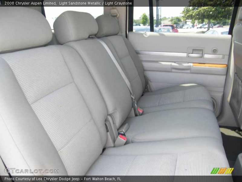 Light Sandstone Metallic / Light Graystone 2008 Chrysler Aspen Limited