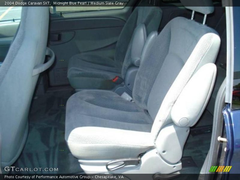 Midnight Blue Pearl / Medium Slate Gray 2004 Dodge Caravan SXT