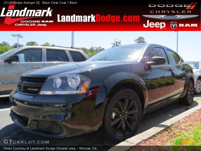 Black Clear Coat / Black 2014 Dodge Avenger SE