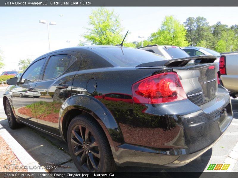 Black Clear Coat / Black 2014 Dodge Avenger SE
