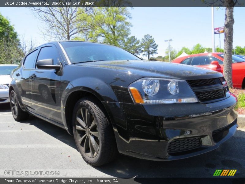Black Clear Coat / Black 2014 Dodge Avenger SE